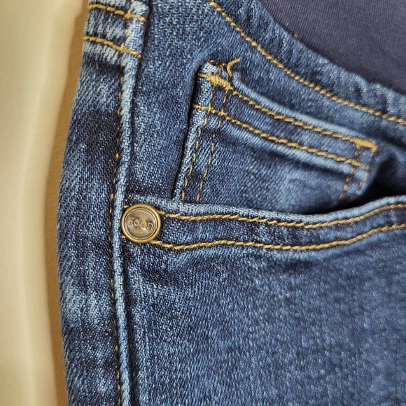 Soon Maternity Heavenly Overbelly Skinny Jeans Blue - Picture 11 of 16